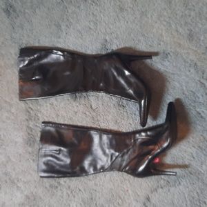 2 for $15 Nine West black leather heel boots